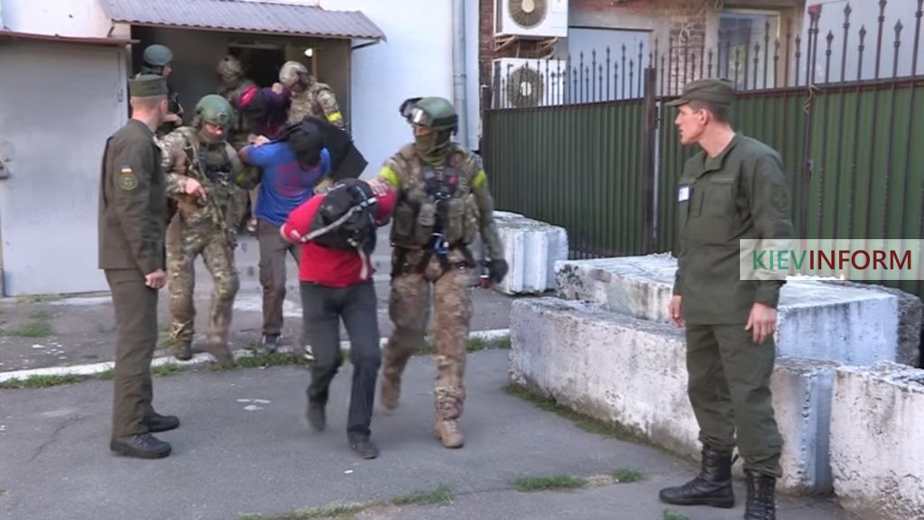 На печерске прошли антитеррористические учения (Фото, Видео)