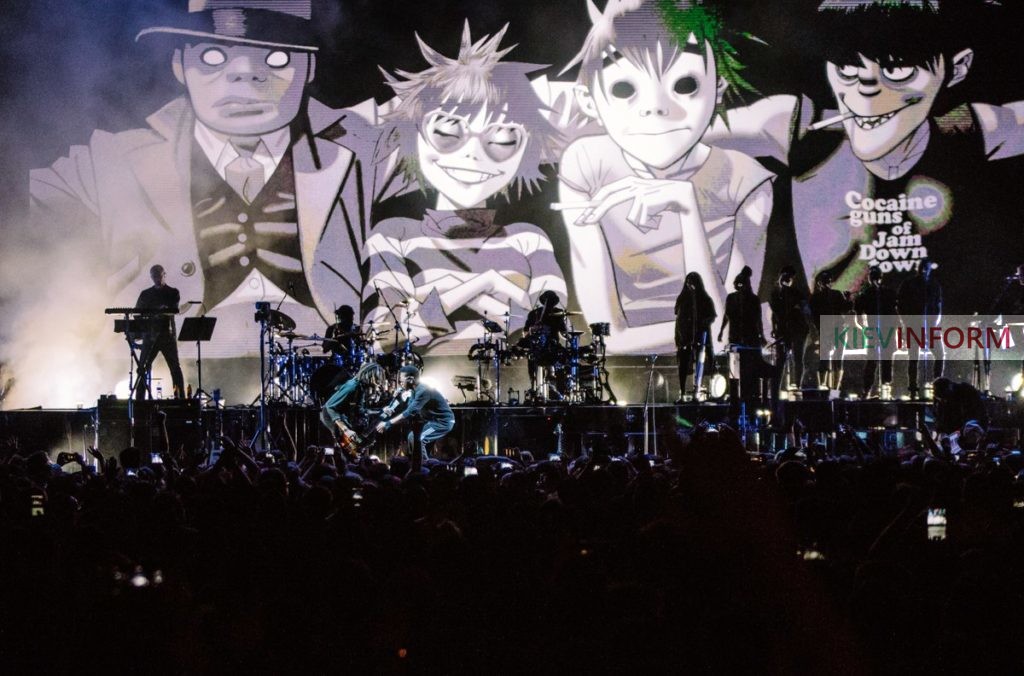 У Київ приїдуть легендарні Gorillaz