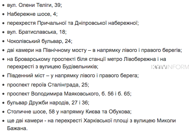 Камери ПДР