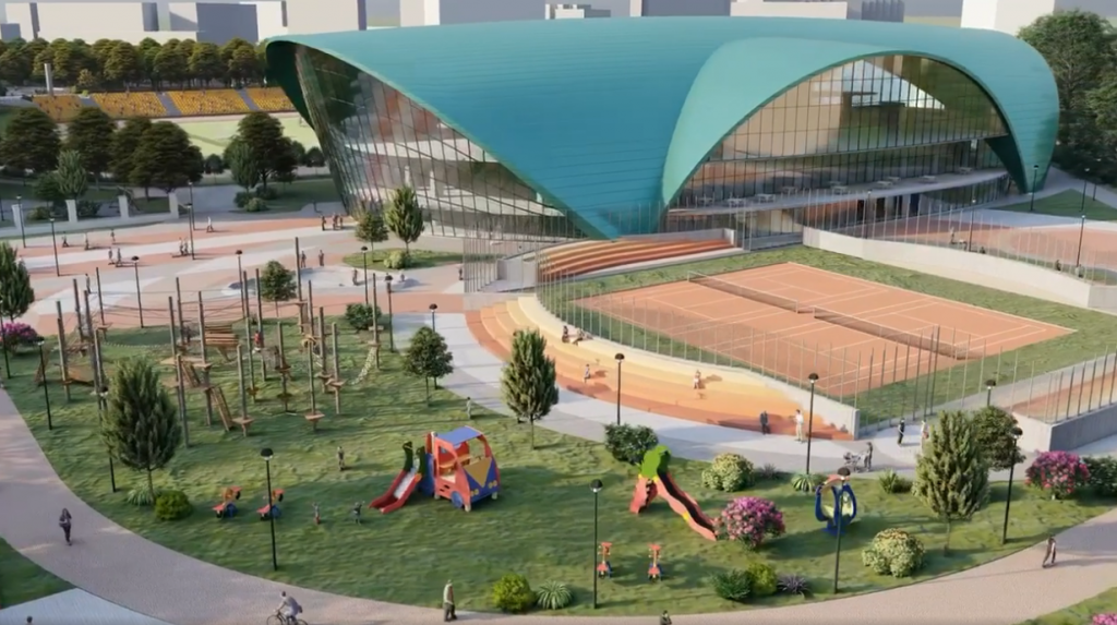 Льодова арена та екстрім-парк: проєкт реконструкції київського стадіону «Старт»