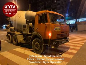 ДТП бетономешкалка