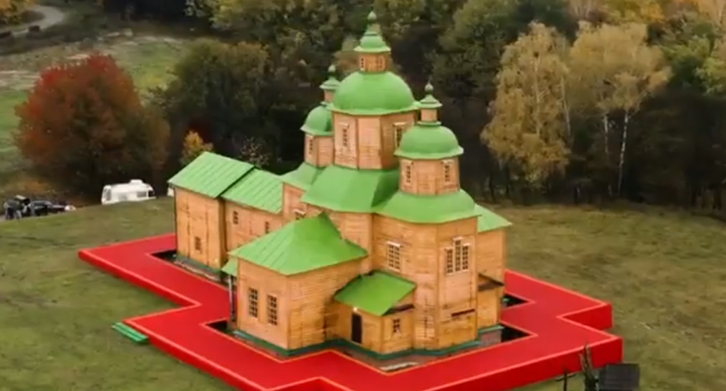 В Пирогово відбудували старовинну церкву 17 ст