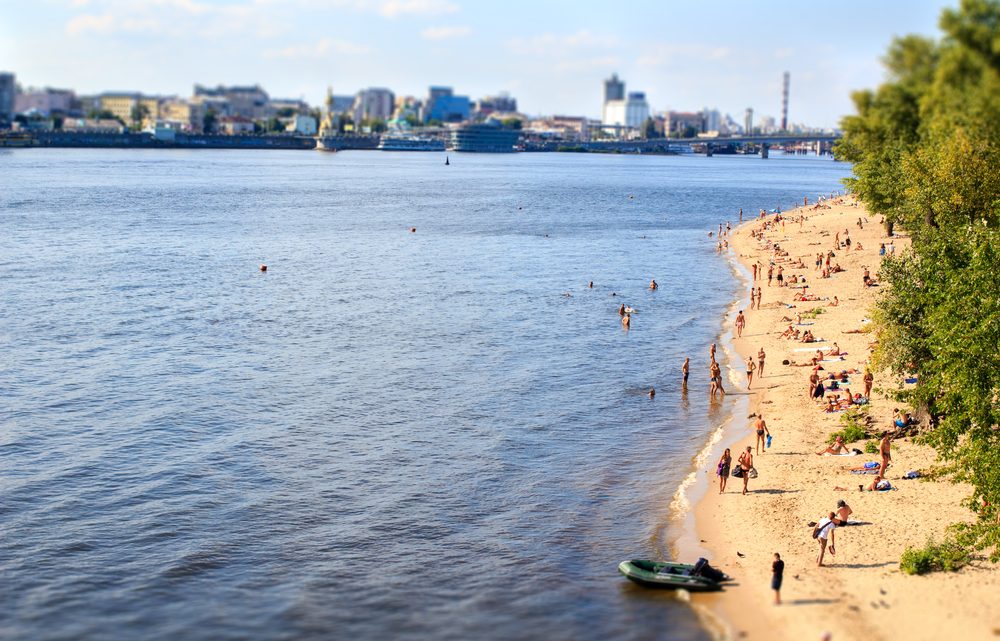 пляжі Києва