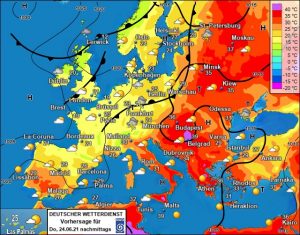 Жара в Европе